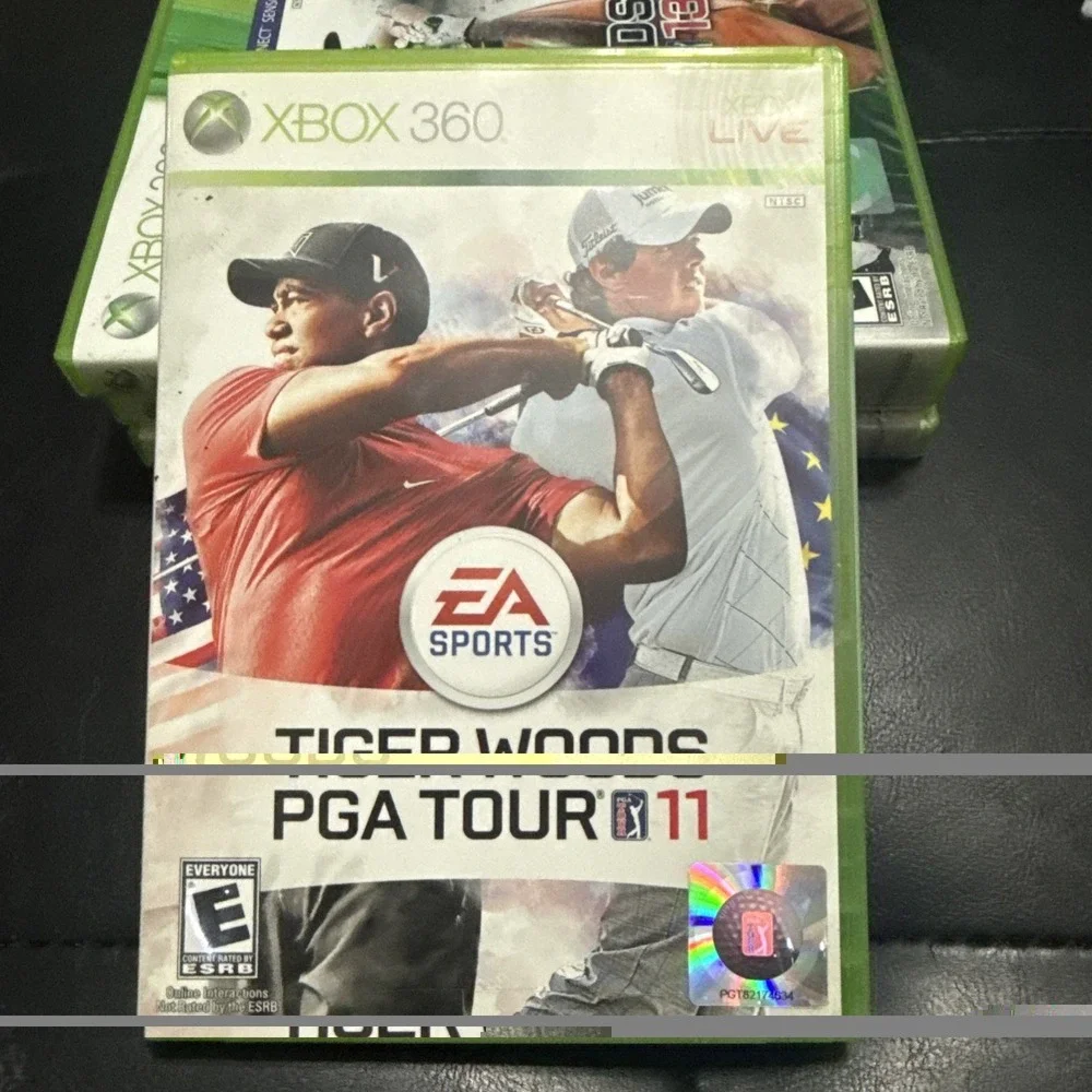 Tiger Woods Lot PGA Tour 09;11;12;&13 Masters - Microsoft Xbox 360 Same Day Ship
